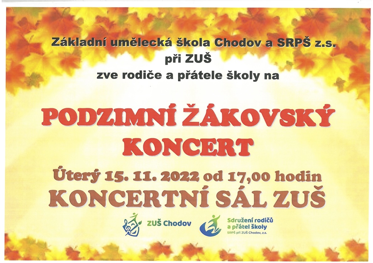 Podzimní žákovský koncert